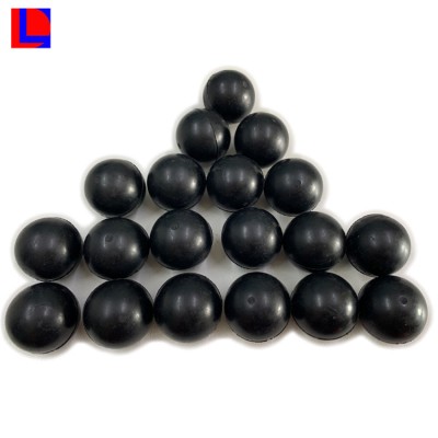 Industry solid hard black silicone rubber ball