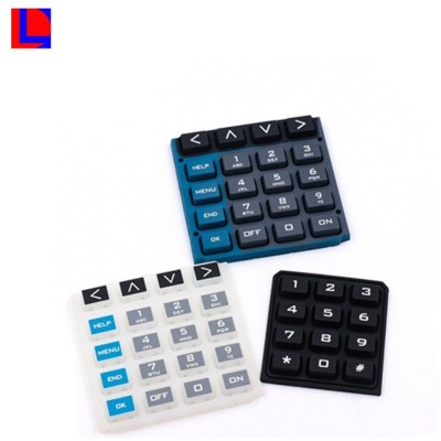 Customized rubber liquid silicone keypad liquid silicone part